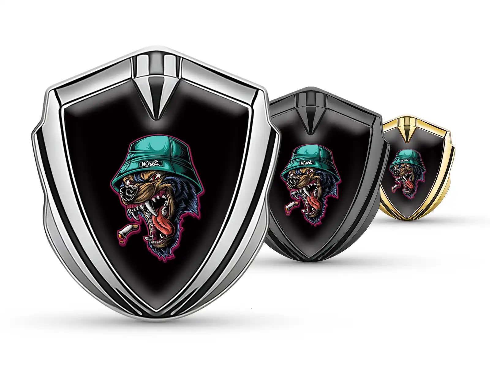 3D Emblem Badge Sports Racing